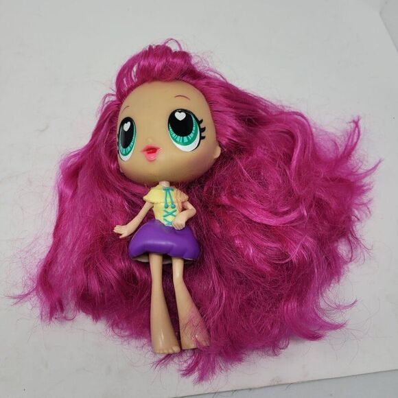 Kawaii Crush Set Of 3 Big Eyes 8" Dolls Colored Hair 2013 Spin Master - Picture 2 of 10